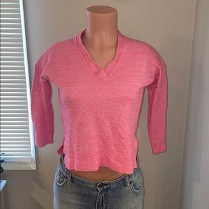 J. Crew V-Neck Sweater  (Salmon) - Small